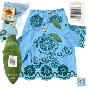 Farm Rio Tuckernuck Richelieu Matching Top and Skirt Sz XL NWT